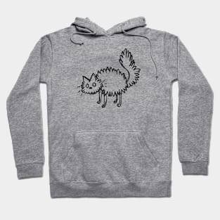 Weird Sketchy Cat Hoodie